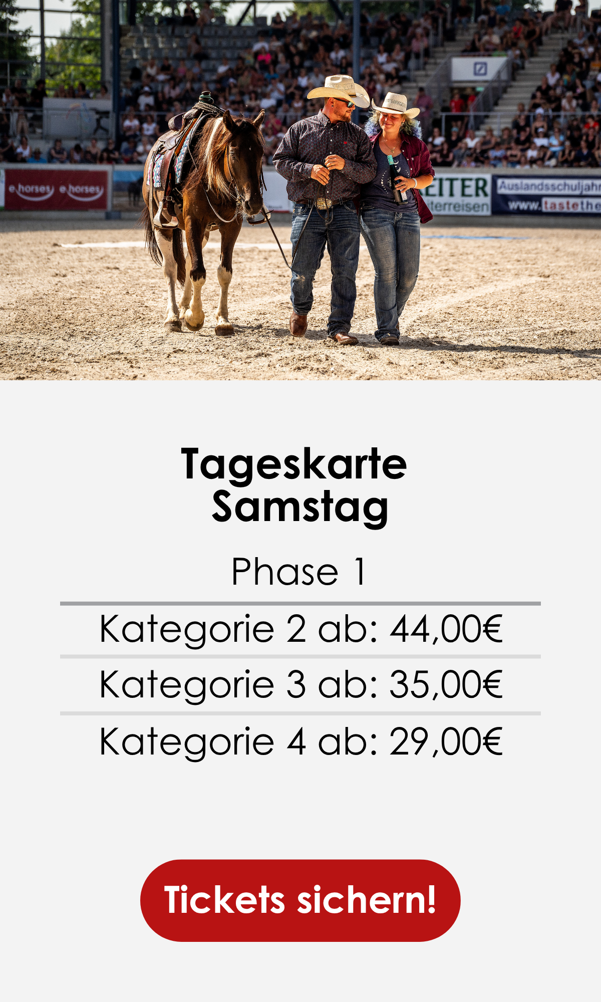 Tageskarte Samstag kaufen