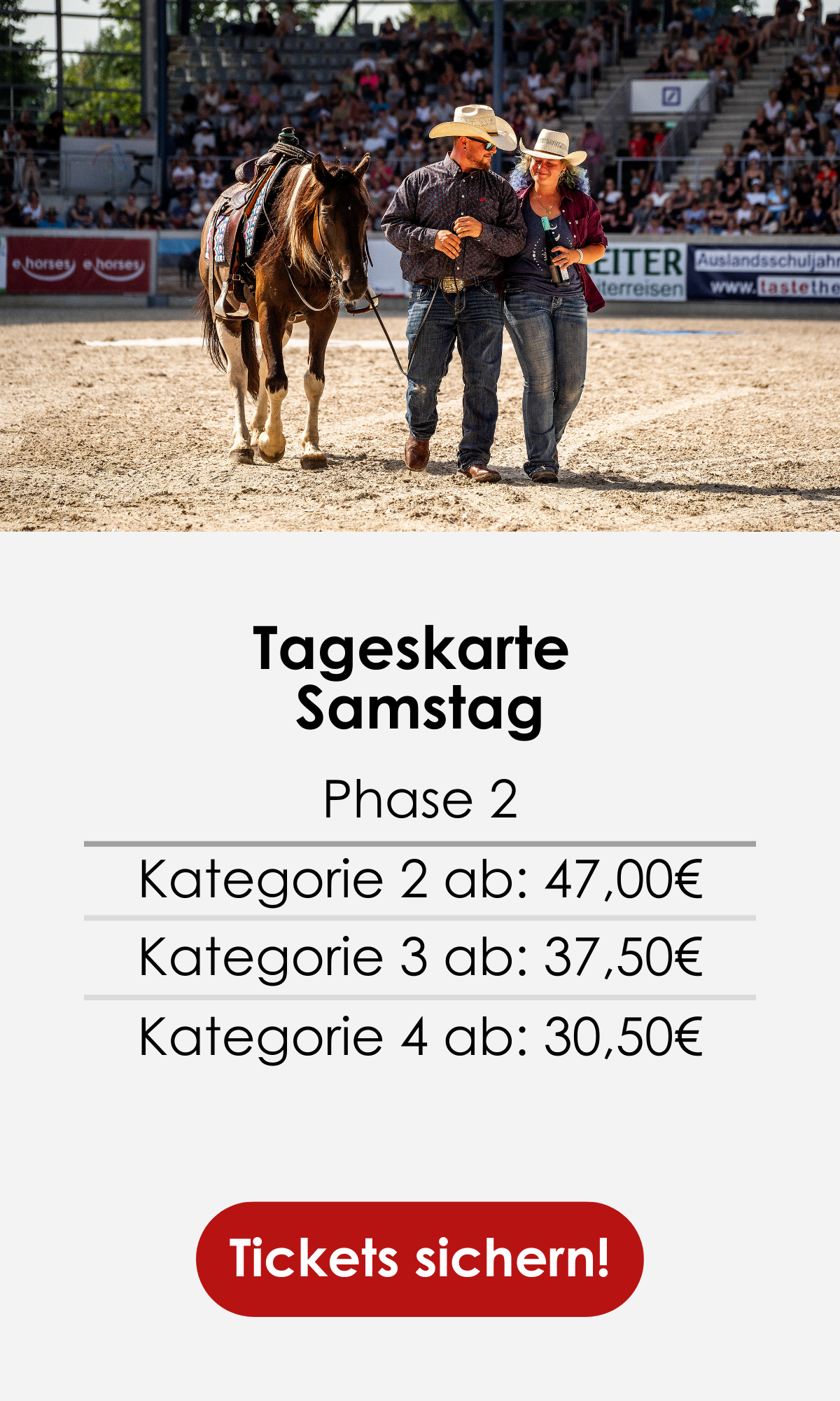 Tageskarte Samstag kaufen